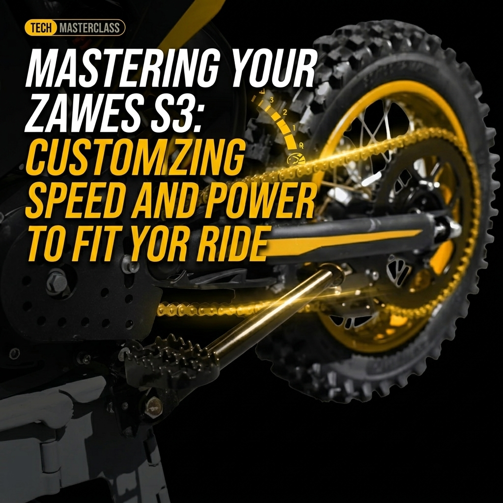 Mastering Your Zawes S3: Customizing Speed and Power to Fit Your Ride