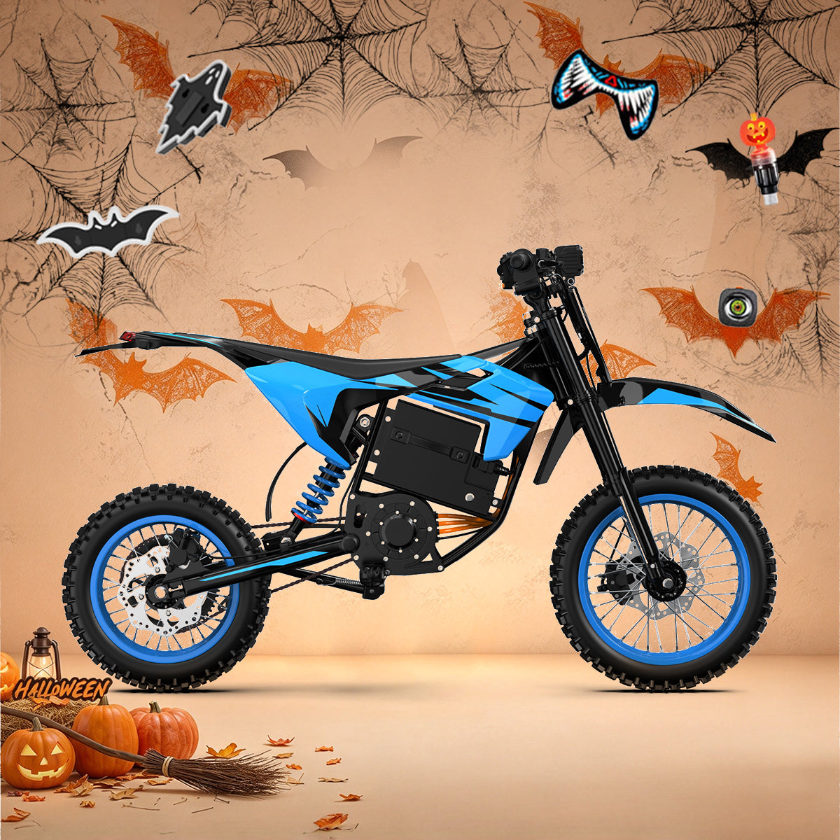 Mini moto de cross eléctrica Zawes S3 5000W