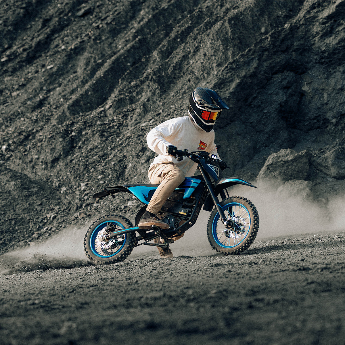 Mini moto de cross eléctrica Zawes S3 5000W
