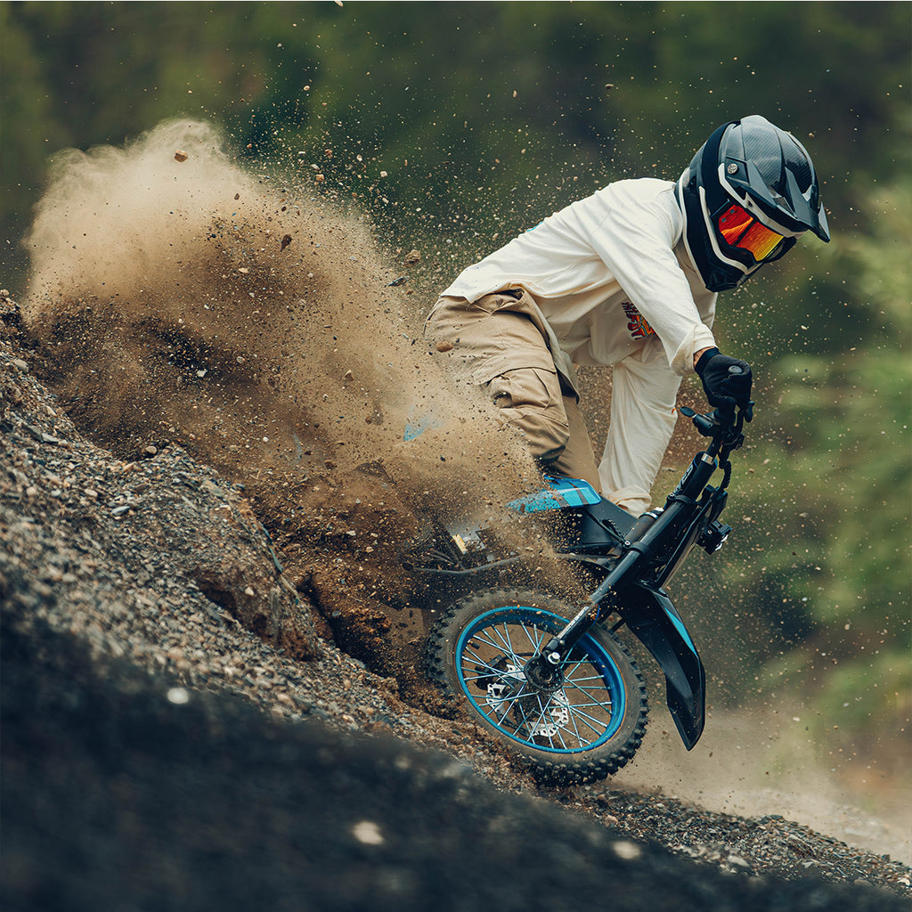 Mini moto de cross eléctrica Zawes S3 5000W